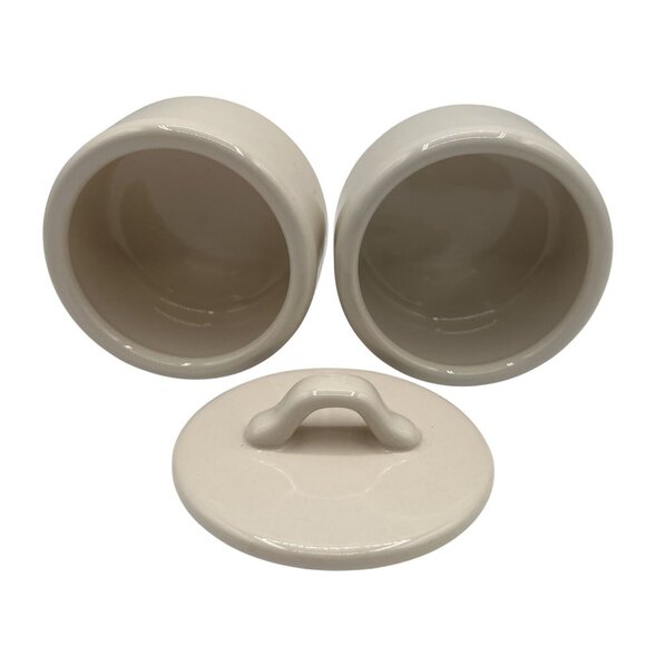 Rae Dunn by Magenta NEW Salt & Pepper Stacking Cellar Set Artisan Collection - Picture 5 of 8